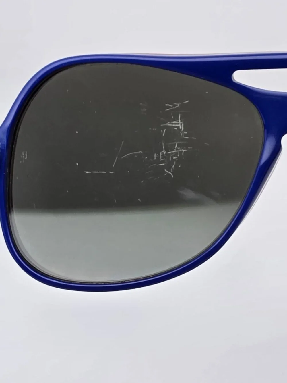 Ray-Ban B&L L9722 Powderhorn Black Frame G-31 Silver Mirror Aviator Sunglasses